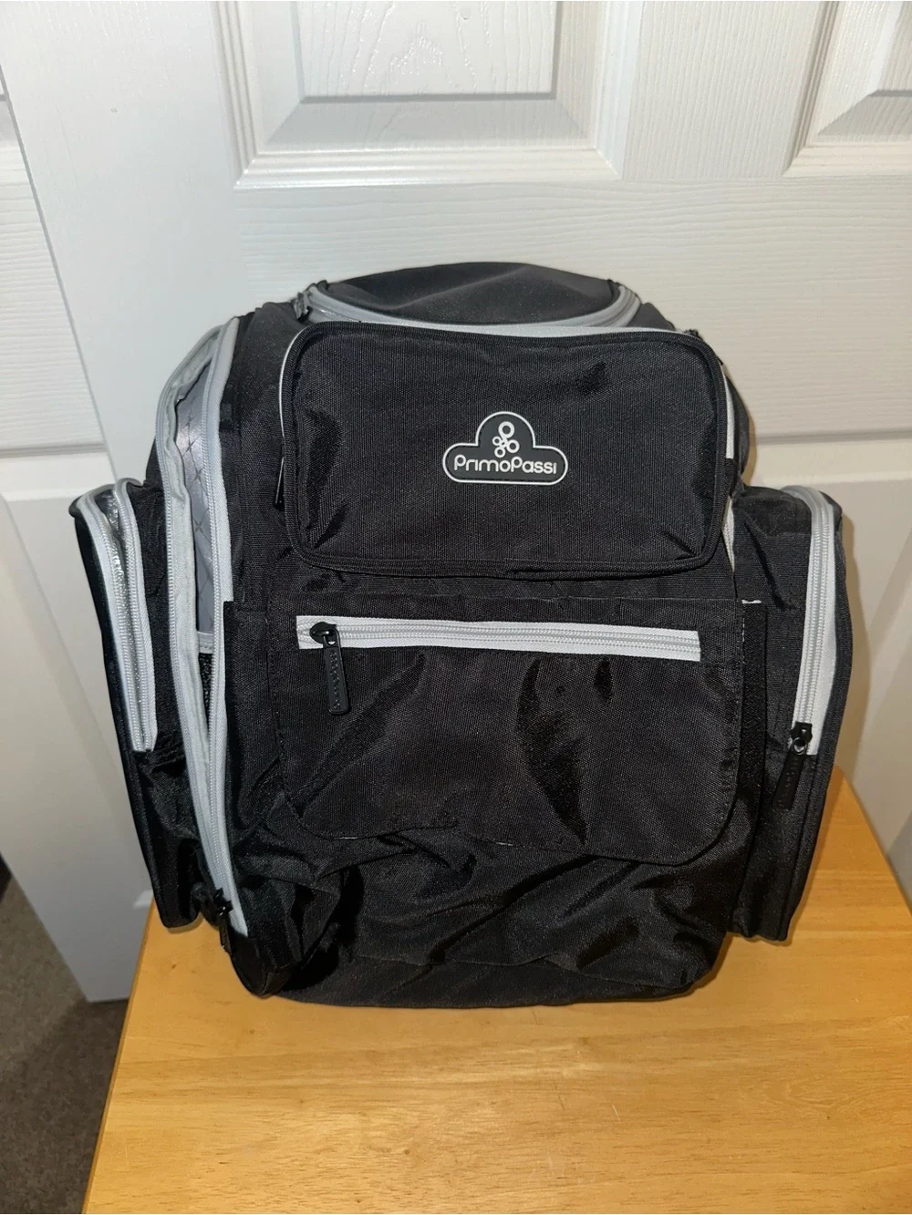 Black Diaper Travel Backpack